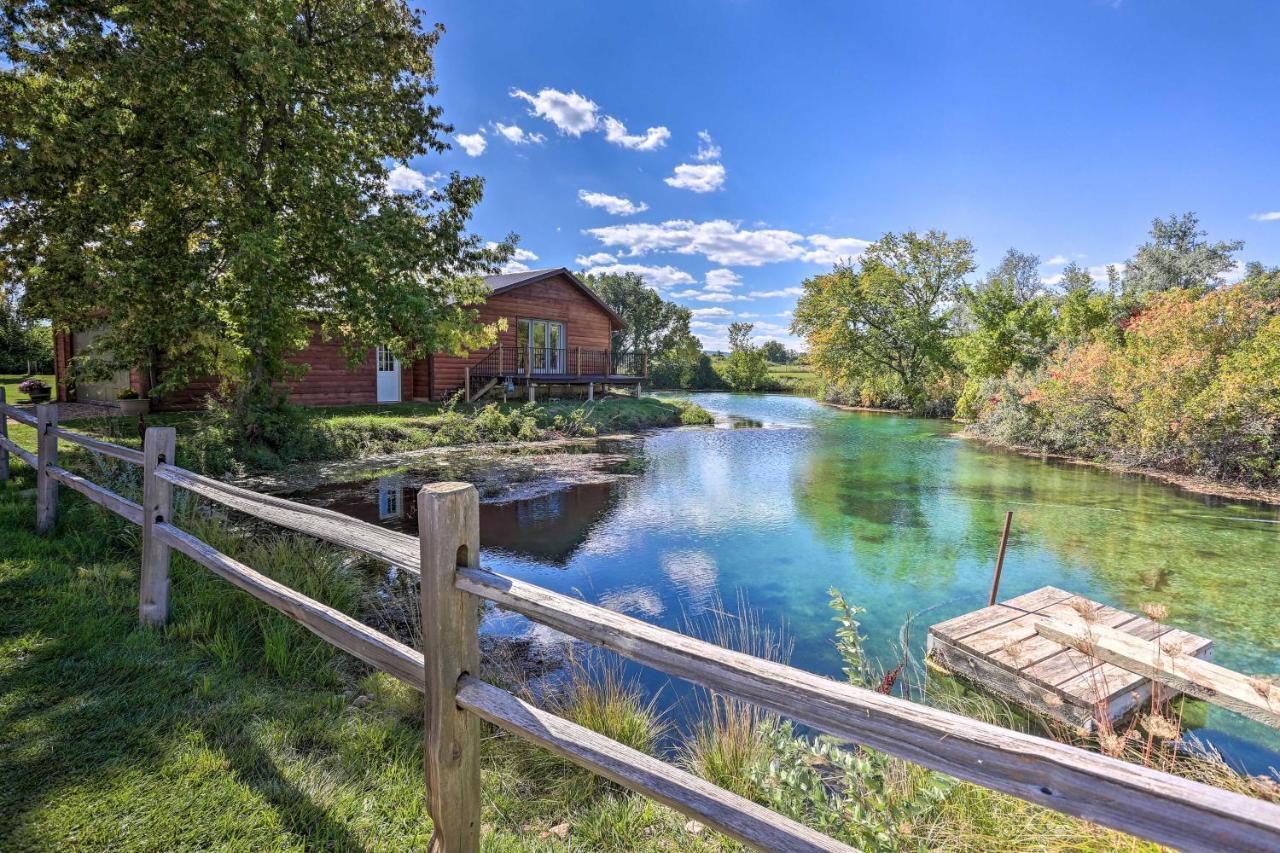 Rustic Spearfish Cabin On 12-Acre Trout Farm Exterior photo